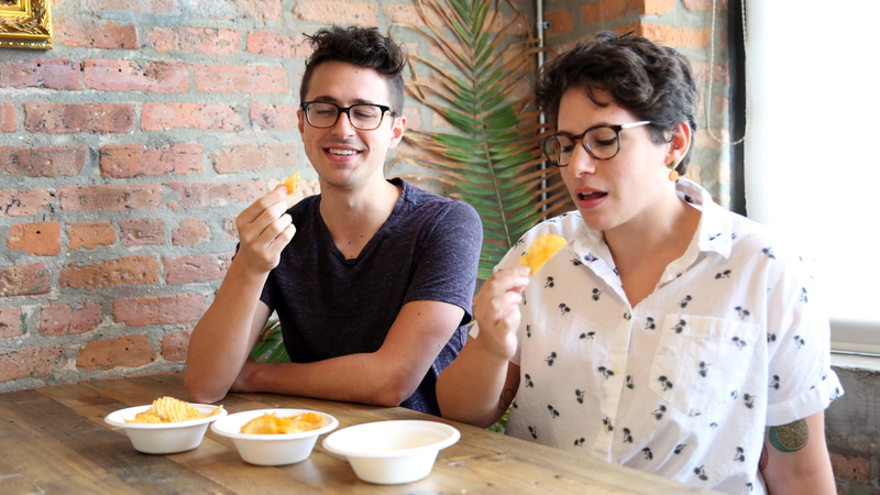 Professional food critics Cameron Scheetz and Fran Hoepfner (Photo: Nicole Antonuccio)
